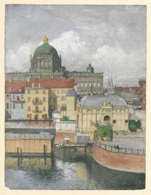 Blick auf die Wasserseite der Schloßfreiheit