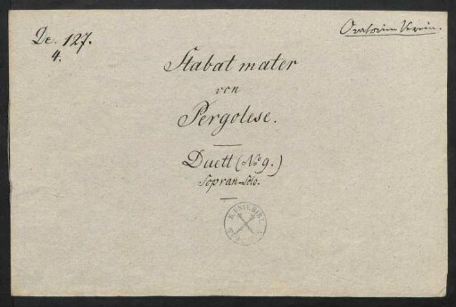 Duett No. 9 Sopran-Solo