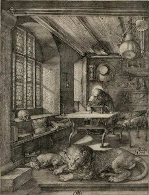 Der heilige Hieronymus im Gehäus