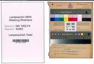 Entnazifizierung Peter Lampenscherf, geb. 19.10.1896 (Kaufmann)