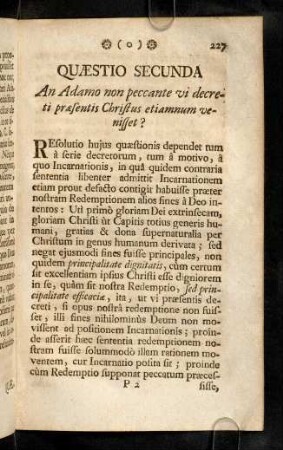 227-240, Quaestio Secunda