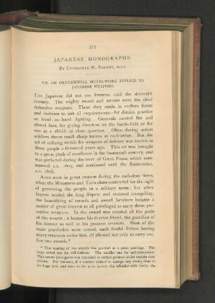 Japanese Monographs.
