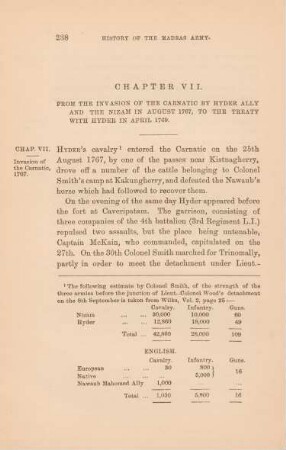 Chapter VII. From the invasion of the carnatic by Hyder Ally and the Nizam in August 1767, ...