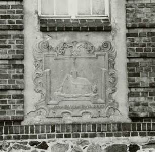 Darstellung der alten Pinnower Kirche