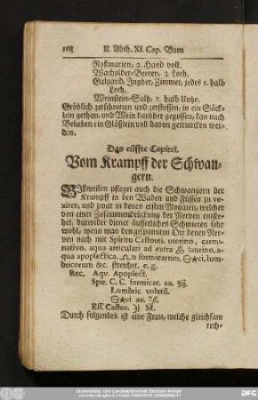 Das eilffte Capitel. Vom Krampff der Schwangern.
