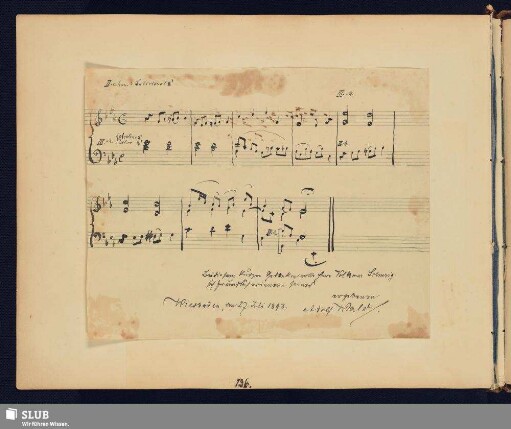 Wald, Adolf;1893 [Noten- und Texteintrag]