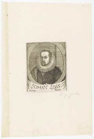 Bildnis des Johann Loss