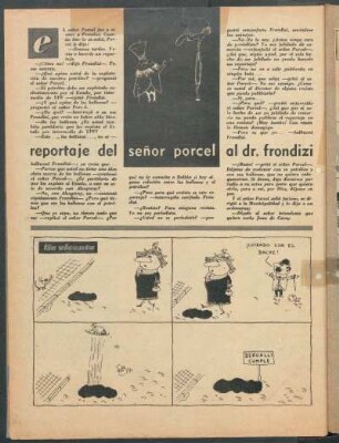 Reportaje del señor Porcel al Dr. Frondizi