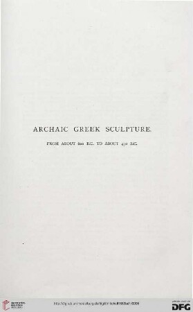 Archaic Greek sculpture