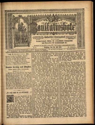 Erste Ausgabe vom Sonntag, den 28. Juli 1912.