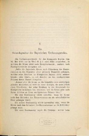 Secundogenitur und Primogenitur