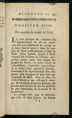 293-307, Chapitre XXVIII. Des conquêtes des peuples du Nord.