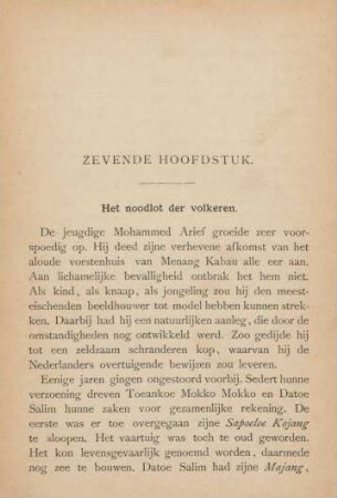Zevende hoofdstuk. het noodlot der volkeren
