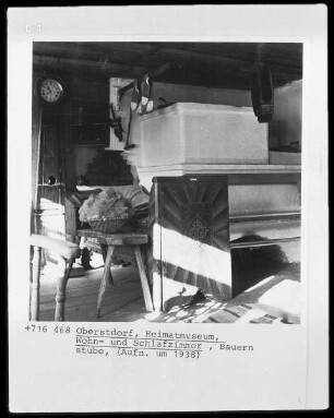 Wohn- und Schlafzimmer einer Bauernstube