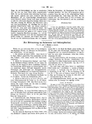 Zur Erinnerung an Salzmann und Schnepfenthal : (Fortsetzung)