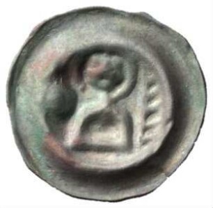 Fundmünze, Hohlpfennig (Sargpfennig), 1363 - 1500?