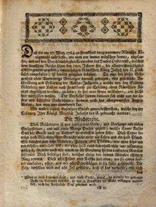 Zuverläßige Beschreibung und Erklärung deren Reichs-Kleinodien und Heiligen Reliquien, welche in den Reichsstädten Nürnberg und Aachen aufbehalten werden