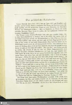 Der gefährliche Kalabreser
