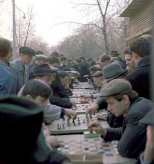 Schachspieler im Gorki-Park