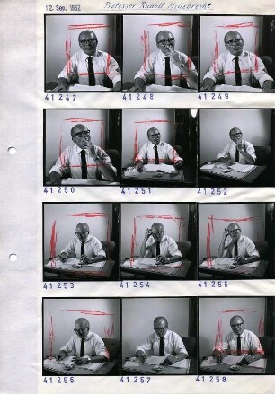 Portraitserie Rudolf Hillebrecht