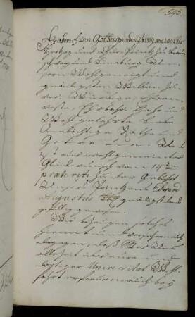 Gnadenbekundung des Prinzen Friedrich Ludwig von Hannover anlässlich der Geburt seines Sohnes.
