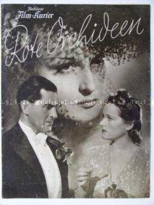 Filmzeitschrift zu dem deutschen Spielfilm "Rote Orchideen"