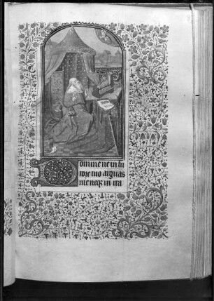 Heures de Brière de Surgy / Heures / Horae / Stundenbuch — Die Reue Davids, Folio fol. 87 r