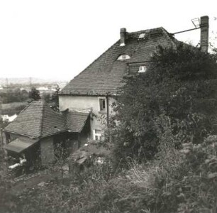 Cossebaude-Niederwartha, Meißner Straße 13. Villa (Sommersitz) (1919). Rückansicht