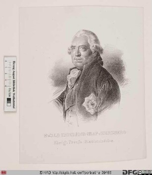 Bildnis Ewald Friedrich von Hertzberg (1786 Graf)