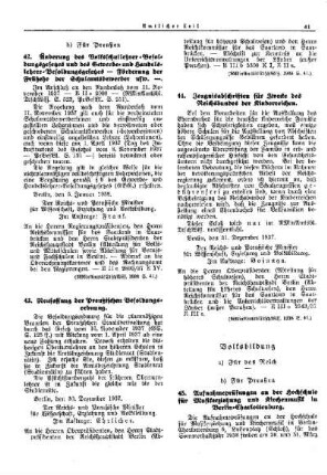 Aufnahmeprüfungen an der Hochschule für Musikerziehung und Kirchenmusik in Berlin-Charlottenburg : [Volksbildung] ; [Für Preußen] ; [Amtliche Erlasse] ; [Amtlicher Teil]
