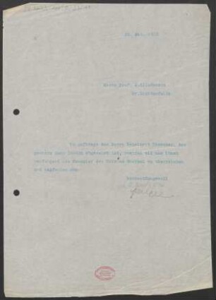 Brief an Karl Klindworth : 28.05.1910