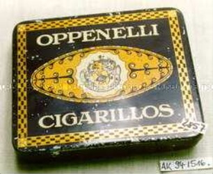 Blechdose für 20 Stück? "OPPENELLI CIGARILLOS"