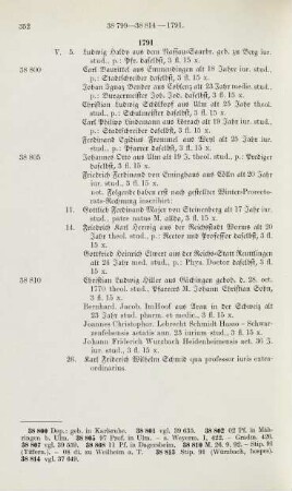 352-360, Matrikel 38799-38945 (1791-1792)
