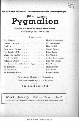 Pygmalion