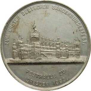 Dresden - 1. Deutsches Sängerbundesfest