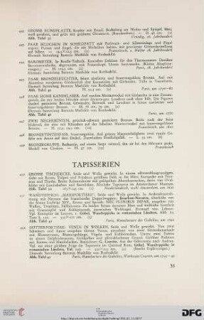 Tapisserien (Nr. 450-468)