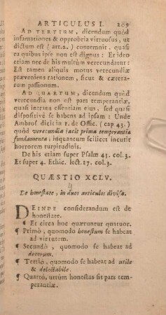 Quaestio CXLV. De honestate, in duos articulos divisa.