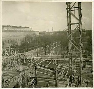 Bestelmeyer, German; München; Technische Hochschule (TH) - Baustellenfoto