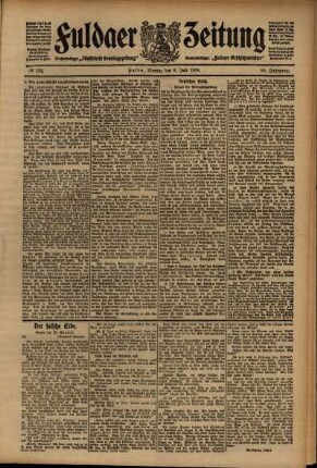 Ausgabe vom Montag, den 06. Juli 1908.