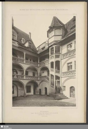 Nürnberg, Hof im Paumgärtnerschen Hause