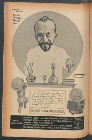 Doctor Faustino Trongé (hijo) - [Dibujo] : Nuestros médicos