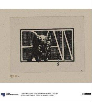 Signet der Zeitschrift Pan