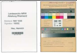 Entnazifizierung Heinrich Vom Heu , geb. 03.09.1905 (Hauer)