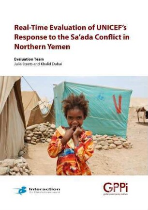 Real-time evaluation of UNICEF's response to the Sa'ada conflict in Northern Yemen