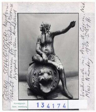 Georg Schweigger: Neptunbrunnen für Nürnberg, Nymphe