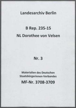 Materialien des Deutschen Staatsbürgerinnen-Verbandes