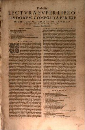 Super III. Feudorum libros commentaria