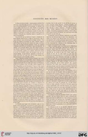 Courrier des musées