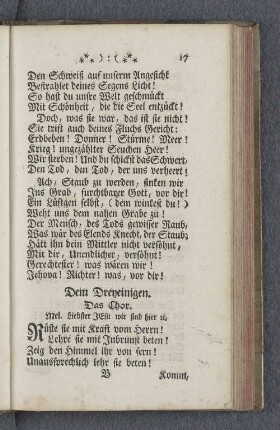 Dem Dreyeinigen.