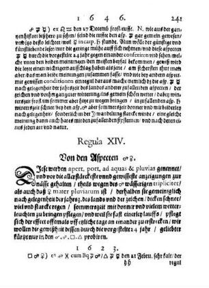 Regula XIV.